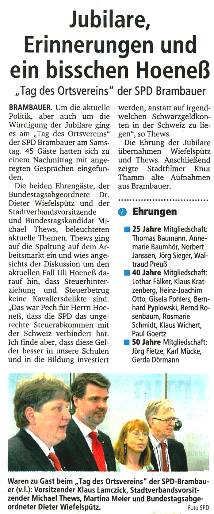 Ruhrnachrichten am 28.05.2013
