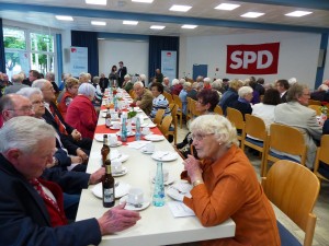Voller Saal bei der 150 Jahr Feier der SPD Lünen