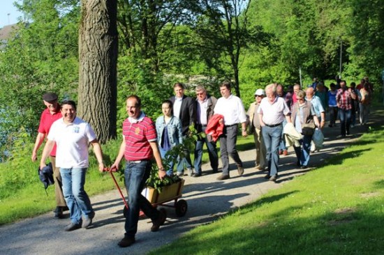 Wanderung der Pelkumer SPD durch den Selbachpark